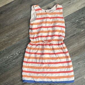 Orange & White Striped Gap Dress